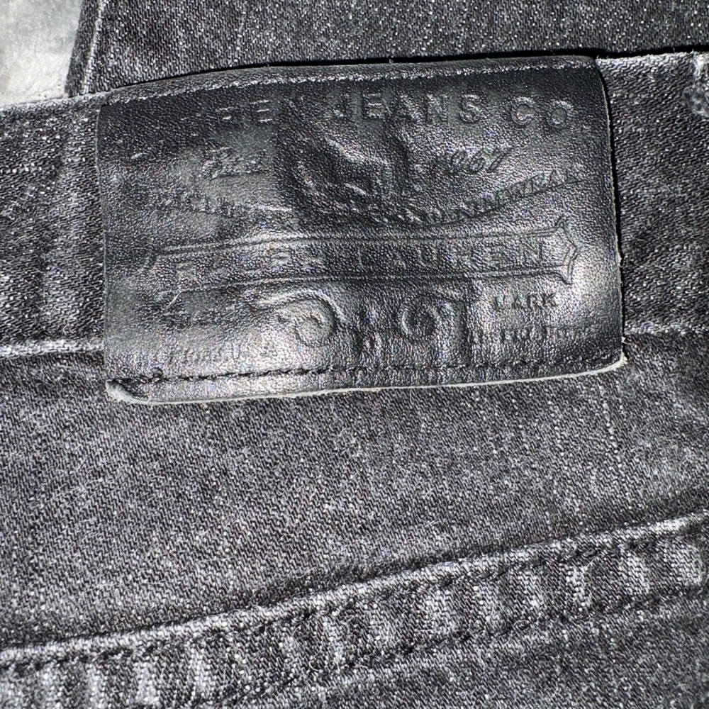 Lauren Jeans Co. Ralph Lauren Classic Straight Black Denim Jeans - Picture 4 of 6